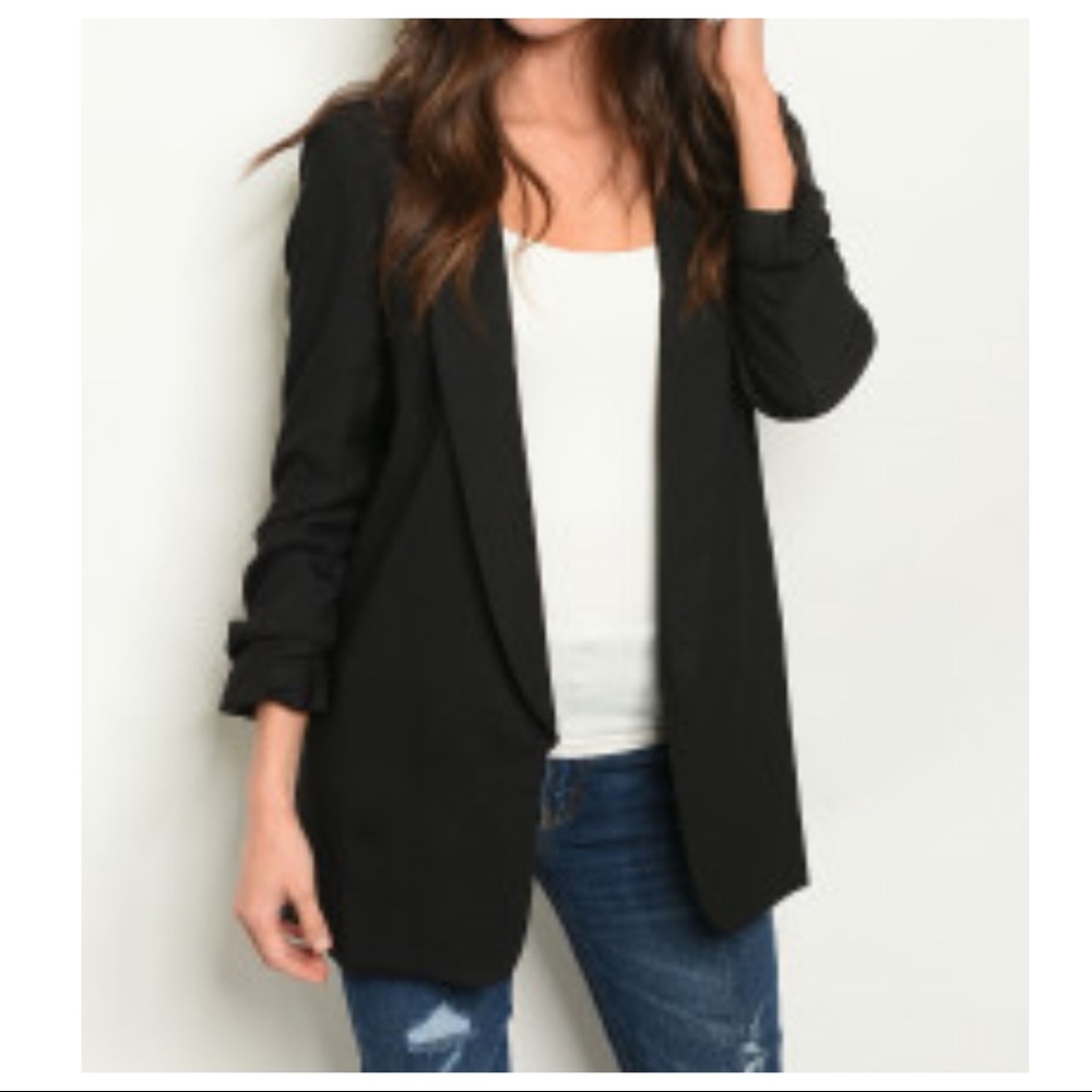 ✨LAST ONE✨Black chic blazer jacket - Picture 2 of 3